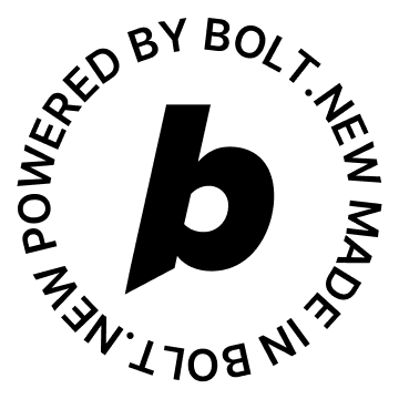 Built with bolt.new